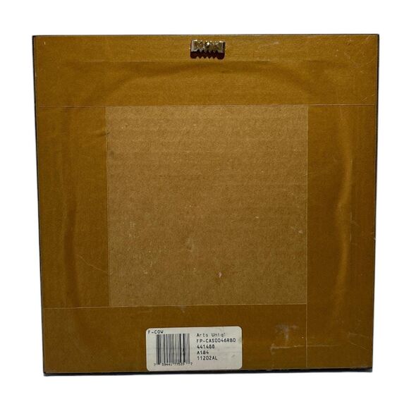 Cindy Shamp Animal Farm Barn and Cow Framed Rustic Print 2001 - Picture 6 of 6